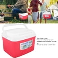 thumbnail image 3 of Boîte de Refroidissement Plus Chaude Réchauffeur Refroidisseur Température Constante Longue Durée Boîte de Réfrigérateur Portable avec Poignée pour Aliments Médicaments Voiture Camping 5 L Rouge, 3 of 9