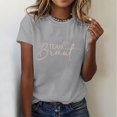 thumbnail image 2 of WEIWEN Braut T Shirts for Women Party Outfits for Bride Squad Casual Basic Tees Womens Summer Tops for Wedding Bride Shirts Light Gray, XXXL, 2 of 4