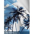 thumbnail image 5 of Pantalones cortos de playa de moda para hombre con diseño de árbol de coco, pantalones cortos hawaianos, bañadores con cordón, ropa de calle para vacaciones y playa, estilo Harajuku, 5 of 5