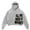 Light Gray, variant on Men's Hop Letter Print Oversized Hoodie Heavyweight Casual Gothic Streetwear Pullover Sweatshirt for Fall Winter Light Gray S