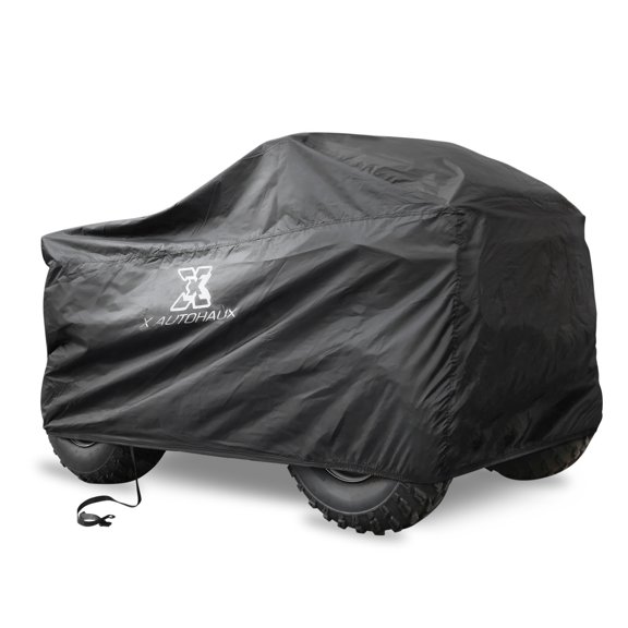 L Size Quad ATV Cover Waterproof Rain Snow Sun Resistant Black