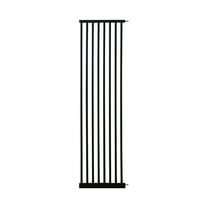 Lumizone Extra Tall Pet Gate 61.02" High Pressure Mounted 16.73" Wide Extension kit (9 Sizes) 1.37" Gap for Cat Dog Stairs Doorway Hallway No Drilling No Climb Auto-Close (Black, 16.73"/42.5cm)