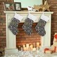 thumbnail image 5 of Coolnut Wildflower Christmas Stocking, Personalized Large Candy Stocking, Xmas Stockings Decoration Hanging Gift for Family Holiday Party Ornaments Decor Fireplace, 5 of 7