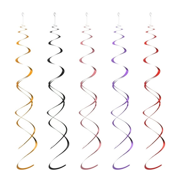 Uxcell 30pcs Hanging Swirls Decorations for New Year Wedding Celebration, Colorful