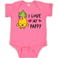 thumbnail image 3 of Inktastic I Love My Pappy with Pineapple Girls Baby Bodysuit, 3 of 5