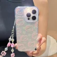 thumbnail image 3 of Mignon Hello Kitty plein écran KT brillant coque de téléphone pour iPhone 16 15 14 13 12 11 Pro Max XR XS Max 7 8 Plus MINI Y2K rose couverture, 3 of 4
