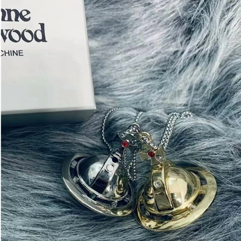 Vivienne Westwood Pendant Lighter Gas Lighters Two Orb Chains