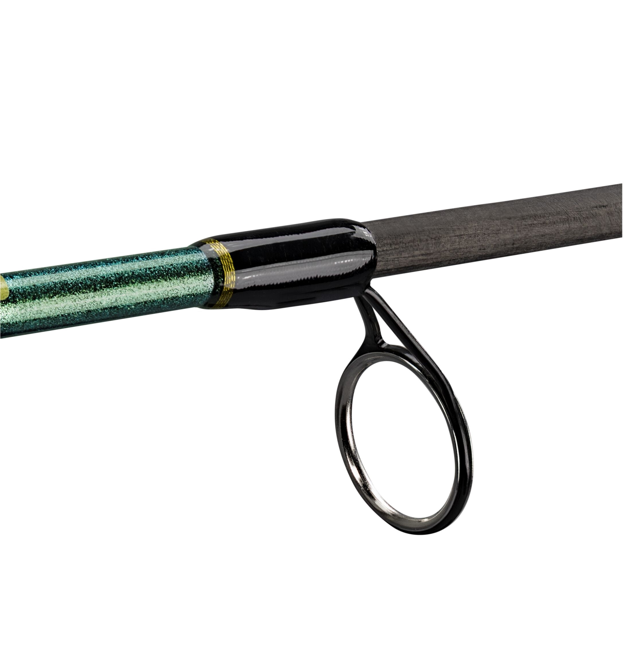 Lew's Wally Marshall Classic Signature Series Spinning Fishing Rod, 7-Foot 1-Piece Rod, Medium-Light Power, Black/Green