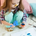 thumbnail image 1 of HEATSHAKING 8Pcs Sponge Roller Paint Brush Set with Comfortable Grip for Versatile Craft Painting, 1 of 7