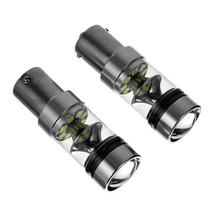 

Pair of 20 LED Bulb 1156 100W Turn Signal Reverse Lights Daytime Running Light for Car (White Light)