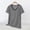*Silver, variant on ClodeEU Women's Modal Stripe V-Neck Short Sleeve Top,Casual Summer Loose Fit Tee Black,Womens Plus M
