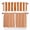 Red Orange, variant on Yellow Striped Kitchen Curtain Set, Modern Farmhouse Yellow White Stripes Window Valance and Tiers 36" Length, Light Filtering Short Curtains Valance for Cafe Bathroom Bedroom 54"x18"