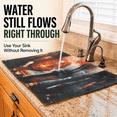 thumbnail image 4 of Sink Out Of Sight® Adjustable Flow-Through Mesh Kitchen Sink Cover, 20 x 30 ", Wine and Romance, 4 of 13