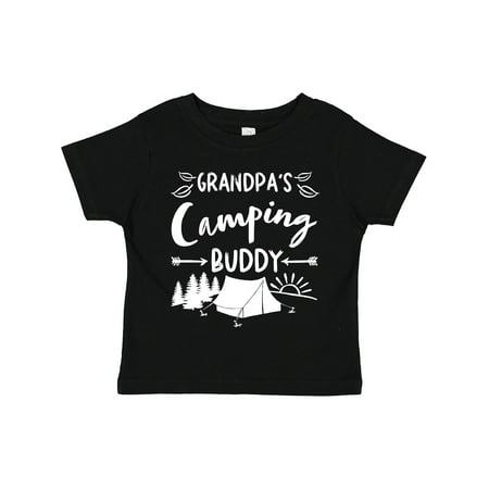 

Inktastic Grandpas Camping Buddy Gift Toddler Boy or Toddler Girl T-Shirt