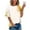Yellow, variant on Spring Tops for Women Camisole Tops Built In Bra Workout Tshirts Plus Size Short Sleeve Blouses for Curvy Summer Outfits
