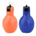 thumbnail image 3 of 2 Pieces Hand Whistles Coaches Whistle Manual Sports Trainer Whistle for Training Camping Survival Home School Orange and Blue, 3 of 8