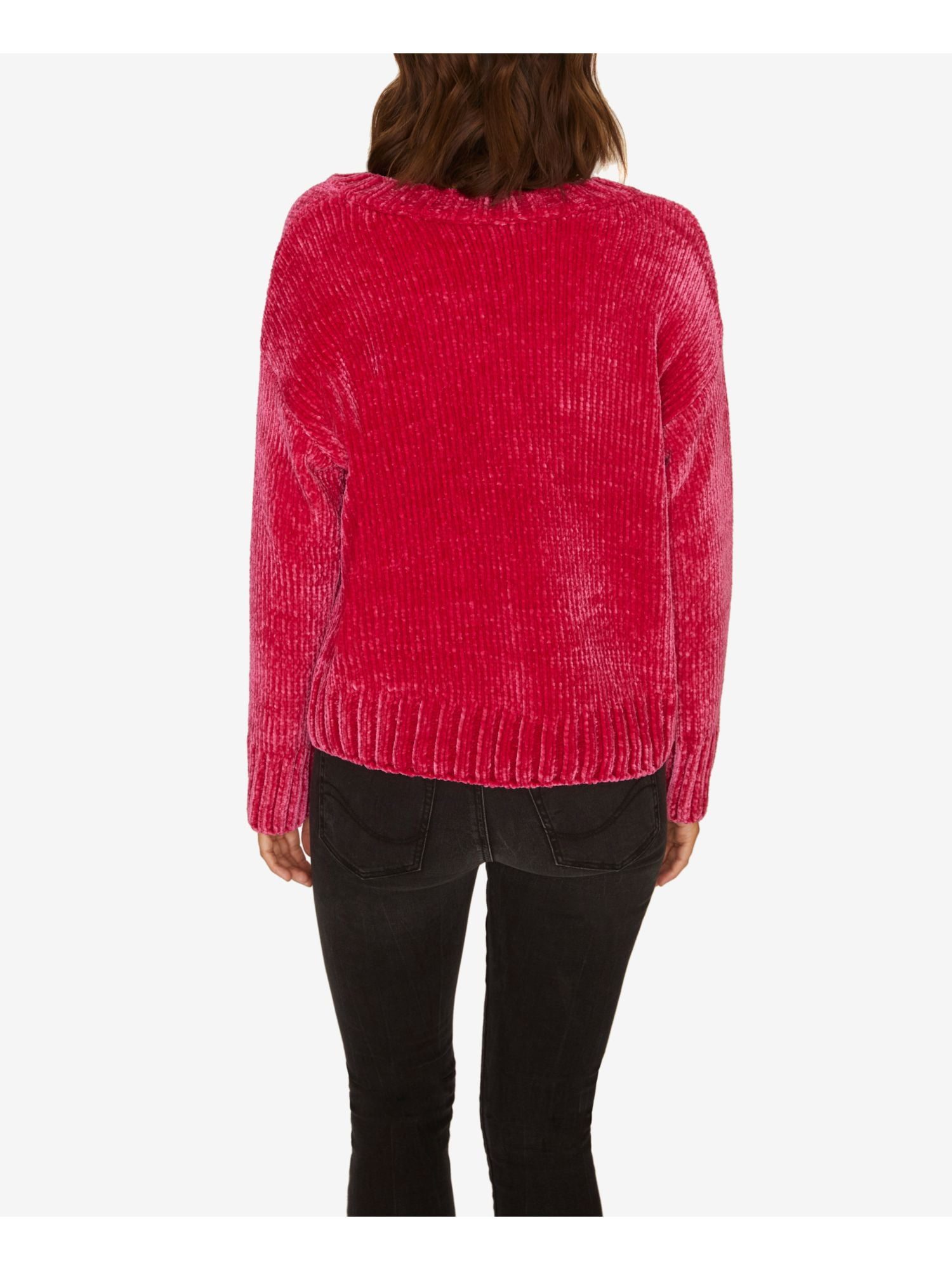 Sanctuary Clothing Womens Chenille Pullover Sweater, Red, X-Small at   Women's Clothing store