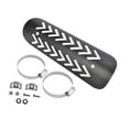 thumbnail image 4 of funtasica Generic Motorcycle Exhaust Pipe Heat Shield Easy Installation Leg Protection Black, 4 of 9