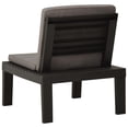 thumbnail image 1 of vidaXL Garden Lounge Chair with Cushion Plastic Grey, 1 of 5