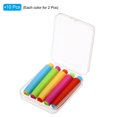 thumbnail image 3 of Unique Bargains 10pcs Sidewalk Chalk Holder Colourful Covers Adjustable Chalk Clean Clips Plastic Box for Chalkboard Teacher, 3 of 4