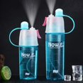 thumbnail image 5 of Portable 2 in 1 Mist Water Bottle 22oz Food Grade Spray Mist Sports Bottle for Hydration and Cooling for Exercise and Outdoor Use, 5 of 6