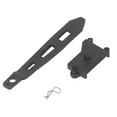 thumbnail image 2 of RC Servo Mount, Coche de control remoto negro Actualización de automóvil RC Asiento del engranaje de dirección Montaje servo Asiento del engranaje de dirección Instalación sin esfuerzo, 2 of 8