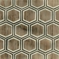thumbnail image 2 of Vess, June Erica 12x12 Gold Ornate Wood Framed with Double Matting Museum Art Print Titled - Driftwood Geometry IV, 2 of 4