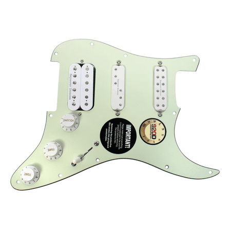 Fat Strat Pickguard - 920D Strat Stratocaster Loaded Pickguard Duncan Fat Everything Axe MG/WH