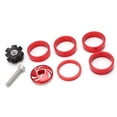 thumbnail image 1 of Bike Headset Top Cover, Durable Anti-rust Lightweight Aluminum Alloy Bike Headset Front Fork Set  For Fixed Cog 5410T Set Red, 1 of 8