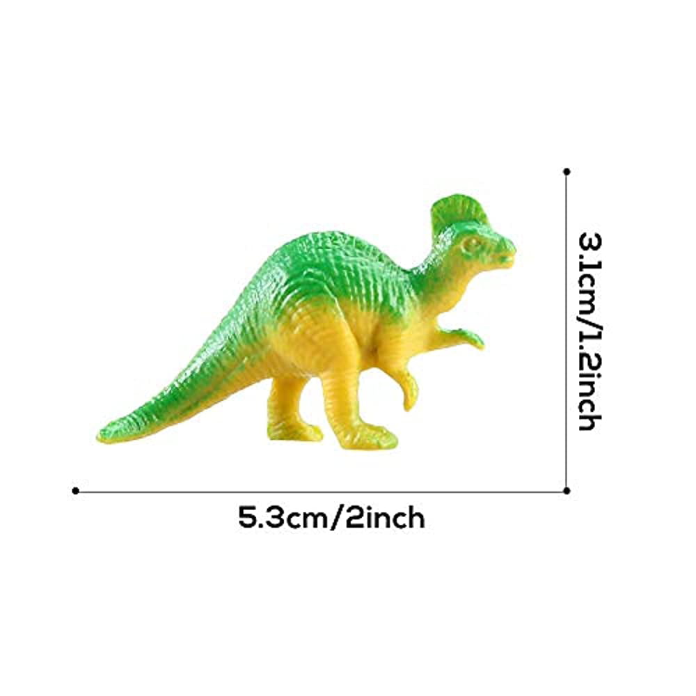 Plastic Assorted Dinosaur Figures as Cake 35 Piece Mini Dinosaur Toy Set 