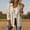 Beige, variant on XPMWRP Women's Cotton Blend Casual Blazer Jacket, Notched Lapel Button Down Loose Fit Work Coat with Patch Pockets Brown L