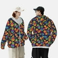 thumbnail image 5 of Picia Colorful Pineapples1 Women's Men's UPF 50+ Sun Protection Hoodie Shirt Long Sleeve SPF Fishing Outdoor UV Hiking Lightweight Shirts-Medium, 5 of 9