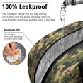 thumbnail image 2 of Insulated Lunch Bag for Women, Floral Print Oxford Fabric Lunch Box, Leakproof Thermal Cooler Tote for Work, School & Picnic, Camo, Camouflage Print, 2 of 5