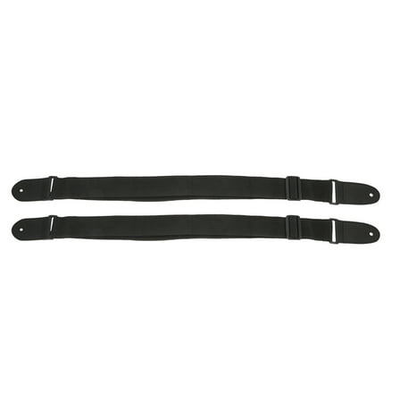 GOOHOCHY  2 Pcs Thickened Guitar Strap Stretch Kids Accessories Waist Belt Black