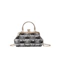 thumbnail image 1 of Bolso de noche tejido de diseñador de lujo GEEK para mujer, exquisito bolso de hombro para mujer, bolso de mano para uso diario, bolso de mano para banquete de boda., 1 of 5