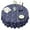 Dark Blue Sun, variant on Dark Blue Sun Moon Cloud Pattern Round Tablecloth 60"x60",Wrinkle Wipeable Table Cloth for Kitchen Dining Room Picnic Patio Party
