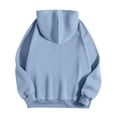 thumbnail image 6 of Atogsazn Womens Hoodies Casual Long Sleeve Letter Printed Hooded Sweatshirt Fall Loose Pullover Tops Clothing Light Blue XXXXXL Fashion, 6 of 6