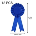 thumbnail image 3 of Jiibva 12Pcs Blank Award Ribbons Blue Prize Ribbon 1st Place Rosette Ribbon Winner Victory Award Medal Recognition Participation Ribbon for Competition Sport Event, 3 of 7