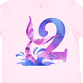 thumbnail image 4 of Inktastic 2nd Birthday Mermaid Tail Boys or Girls Toddler T-Shirt, 4 of 5