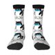 thumbnail image 5 of Calcetines de moda para hombre con diseño de pingüino y gato, calcetines largos con puntadas, calcetines para parejas, talla 37-45, 5 of 5
