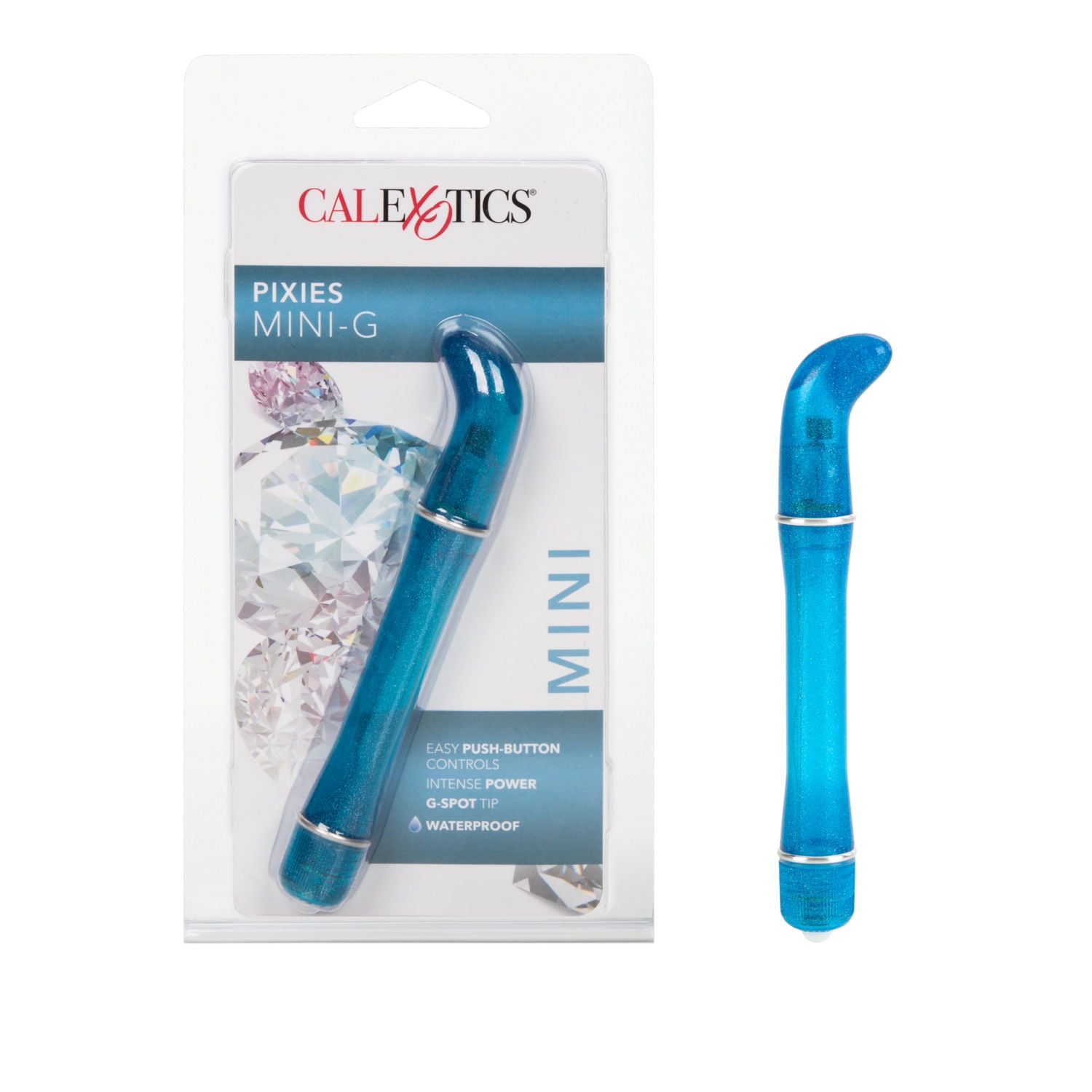 CalExotics Pixies Mini-G-Spot Intense Power Vibrator - Blue