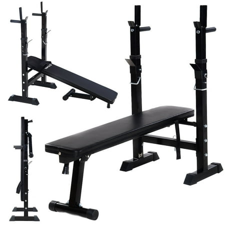 Ghp 440lbs Capacity Steel Folding Freestanding Adjustable Flat