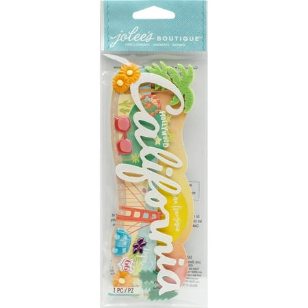 Dimensional Title Waves - Jolee's Boutique Title Waves Dimensional Stickers