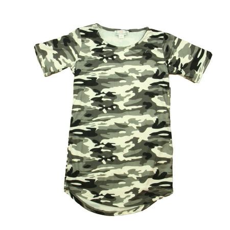 

Pre-owned Bailey s Blossoms Girls Black | White Camo Dress size: 3T