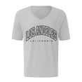 thumbnail image 4 of Krdevn Men's Oversized T Shirt Summer T Shirt Crew Neck Short Sleeve T Shirt with City Print Basic Shirts Loose Casual Shirts Sports Shirts,S, 4 of 4