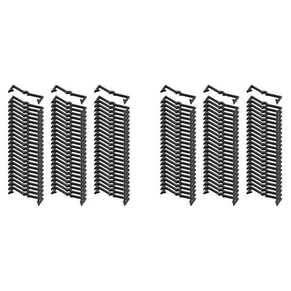 200 Pieces of Plastic Pegboard Hook Lock Display Storage Rack