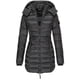 thumbnail image 5 of Winter Warm Cotton Jackets Medium Length Hood Slim Style Jackets Thick Loose Stylish Simple Casual Coat for Women New, 5 of 5