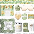 thumbnail image 3 of Birthday Gifts for Women Self Care Gift, Vanilla Coconut Relaxing Spa Gift Basket Bath Set Get Well Soon Care Package Easter Gifts for Women Mom Her Sister Friend Wife Grandma w/ Blanket, 3 of 6