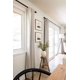 thumbnail image 5 of Cortinas 100% opacas de lino, 100 x 275 cm, color crema, 2 paneles, 5 of 7