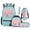 Axolotl Teal, variant on Binienty Running Horse 5 Piece Backpack With Matching Lunch Box For 4th Grade Girls Lightweight Book Bag With Small Lunch Bag Pencil Case Water Bottle Holder Keychain Back to School Gifts for Kids